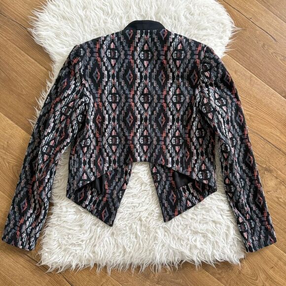 Twelfth Street by Cynthia Vincent Patterned Jacquard Women’s Blazer | Size 4 - Picture 2 of 6